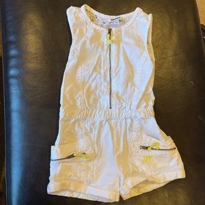 DKNY Front Zip Romper